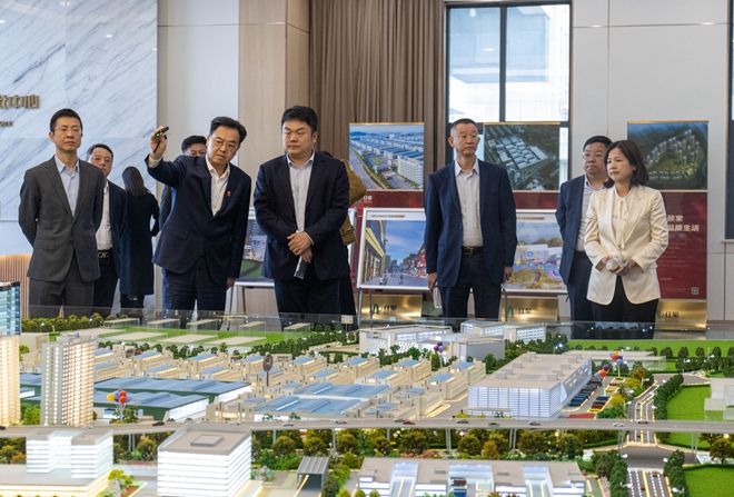 考察湖南(红星)国际农产品流通产业园